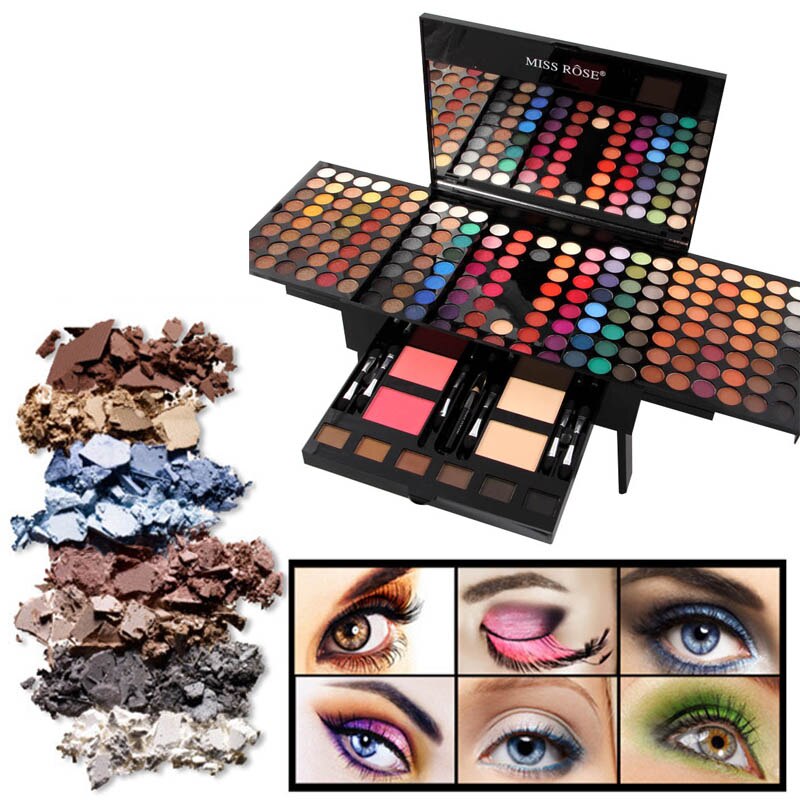 180-Colour Eyeshadow & Blush Makeup Palette – Piano-Shaped Design