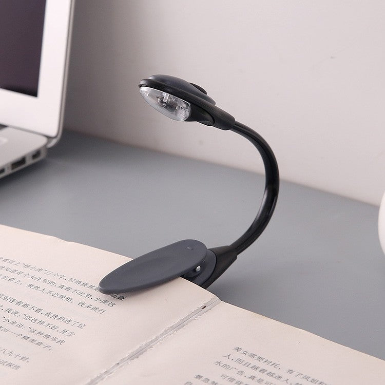LED Book Light Mini Clip-On – Flexible Reading Lamp