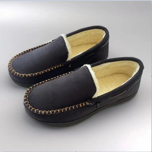 Winter Velvet Cotton Shoes – Thick & Warm Indoor Comfort Shoes