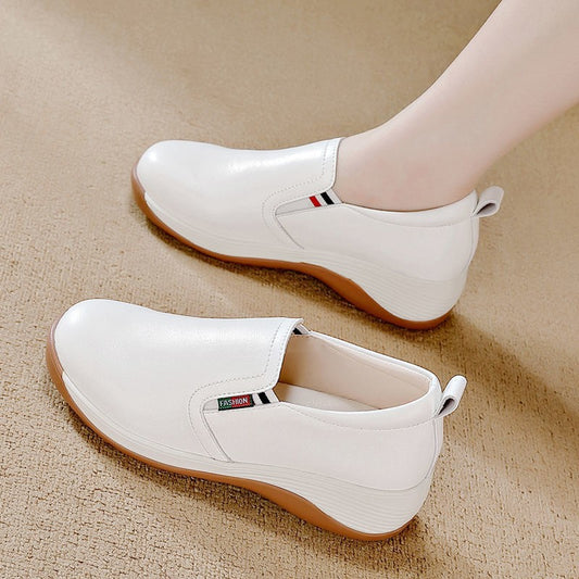 Women’s Winter Soft-Soled Slip-On Shoes – Comfortable Thick-Sole Everyday Shoes