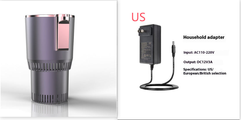 2-in-1 Car Heating Cooling Cup - 12V Smart Temperature Display