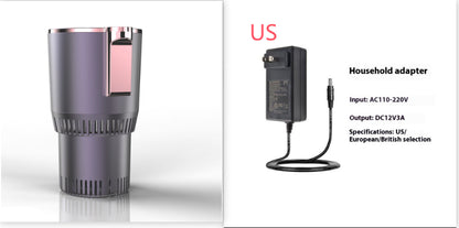 2-in-1 Car Heating Cooling Cup - 12V Smart Temperature Display