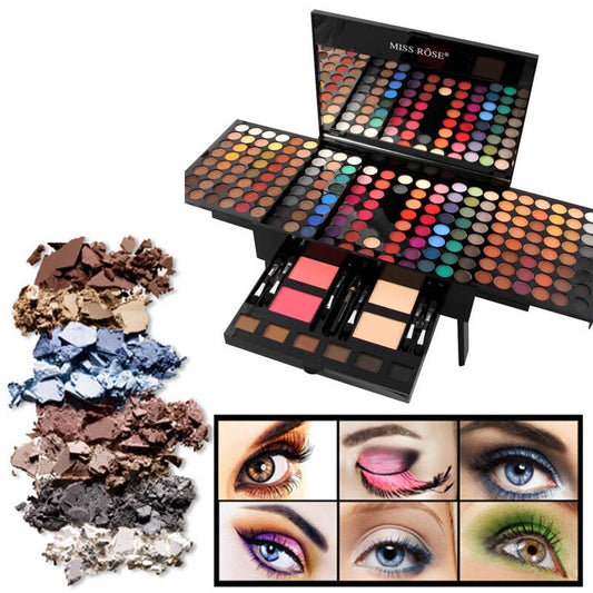 180-Colour Eyeshadow & Blush Makeup Palette – Piano-Shaped Design