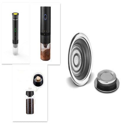 Portable Electric Coffee Maker - 3-in-1 Espresso Machine USB Rechargeable