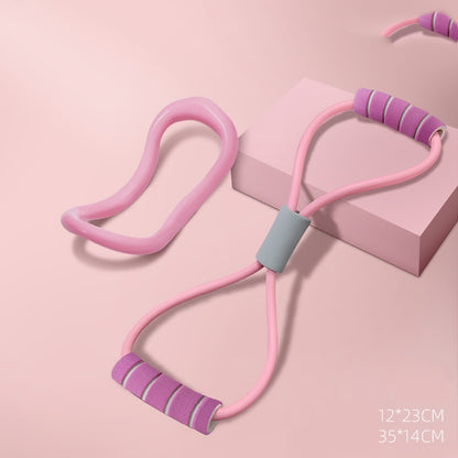 Figure 8 Resistance Band – Elastic Stretch Belt for Fitness & Yoga