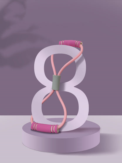 Figure 8 Resistance Band – Elastic Stretch Belt for Fitness & Yoga