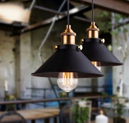 Engineering Iron Chandelier LED Ceiling Light – American Countryside Industrial Style Pendant for Home & Hotel