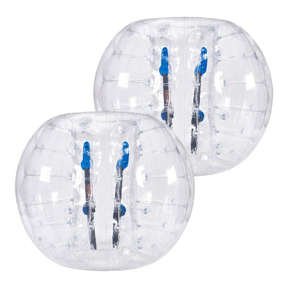 Inflatable Bumper Balls 2-Pack, 4FT/1.2M Body Sumo Zorb Balls For Teen & Adult, 0.8mm Thick PVC Human Hamster Bubble Balls For Outdoor Team Gaming Play, Bumper Bopper Toys For Garden, Yard, Park