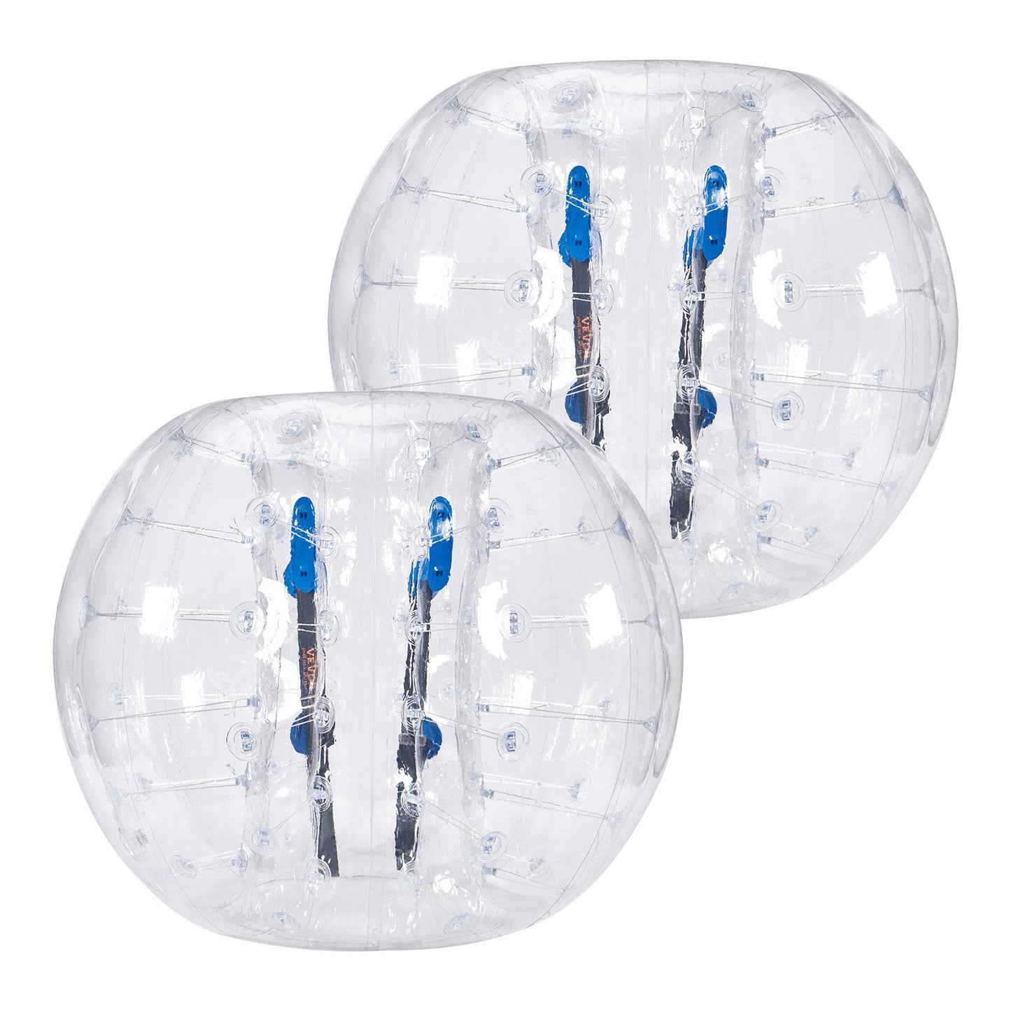 Inflatable Bumper Balls 2-Pack, 4FT/1.2M Body Sumo Zorb Balls For Teen & Adult, 0.8mm Thick PVC Human Hamster Bubble Balls For Outdoor Team Gaming Play, Bumper Bopper Toys For Garden, Yard, Park