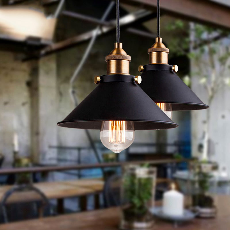 Engineering Iron Chandelier LED Ceiling Light – American Countryside Industrial Style Pendant for Home & Hotel