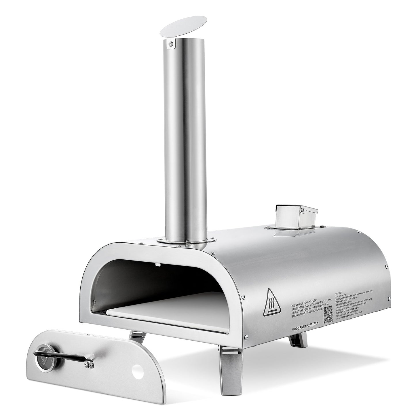 Pellet Pizza Oven Wood-Fired Portable 1000°F | Glowora UK