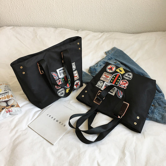 Hip Hop Outdoor Shoulder Tote Travel Bag UK | Lightweight Unisex Nylon Bag