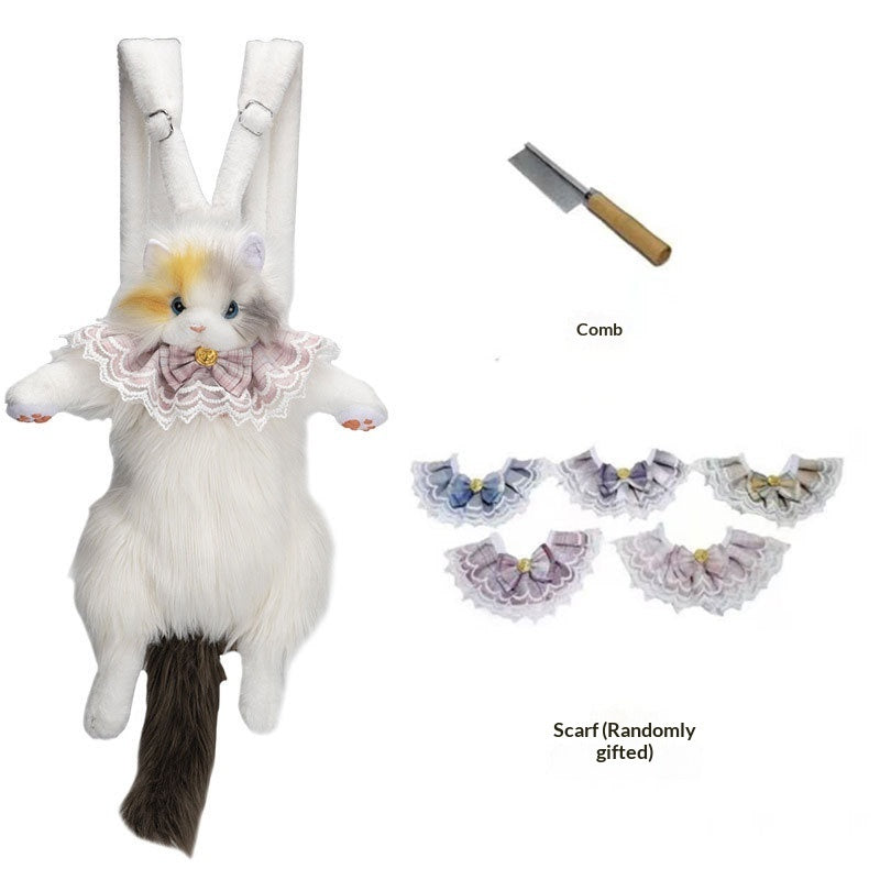 Cute & Adorable Plush Kitty Shoulder Bag for Women