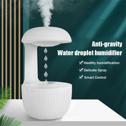 Anti-Gravity Air Humidifier – Silent Cool Mist Maker with Levitating Water Effect