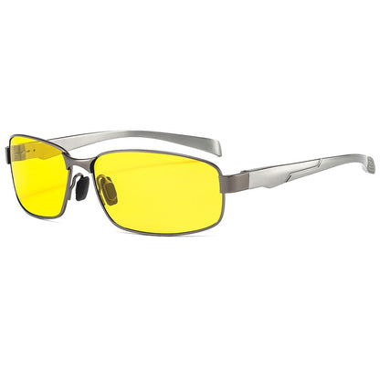 Stylish Square Sunglasses for Men UK | Minimalist Metal Frame Sunglasses