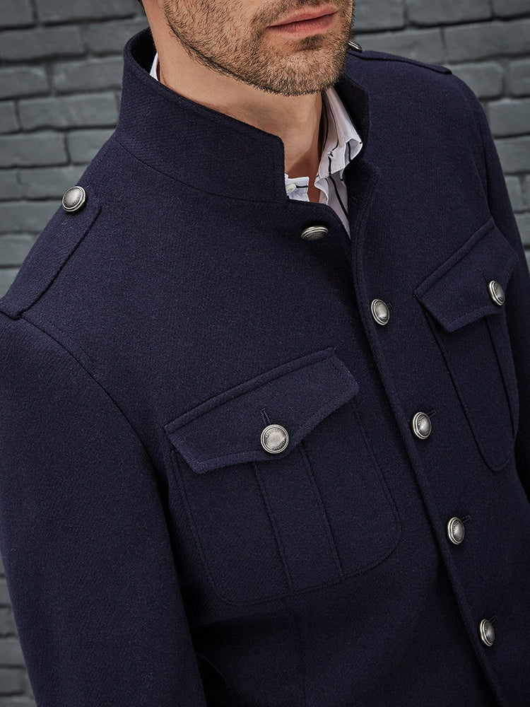 New Vintage-style Men's Business Slim-fit Short Coat