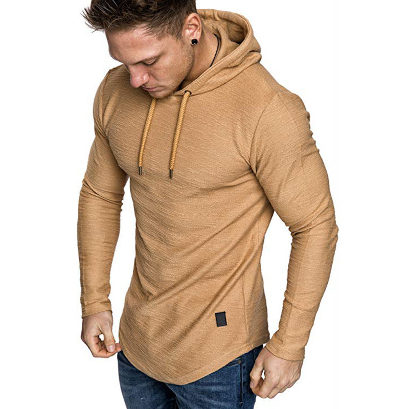 Men's Slim Fit Hoodie - Casual Long Sleeve Sweatshirt