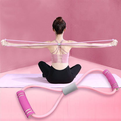 Figure 8 Resistance Band – Elastic Stretch Belt for Fitness & Yoga