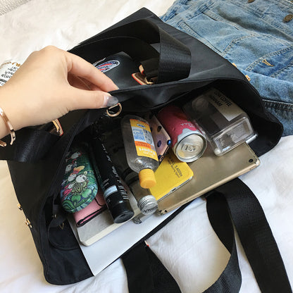 Hip Hop Outdoor Shoulder Tote Travel Bag UK | Lightweight Unisex Nylon Bag