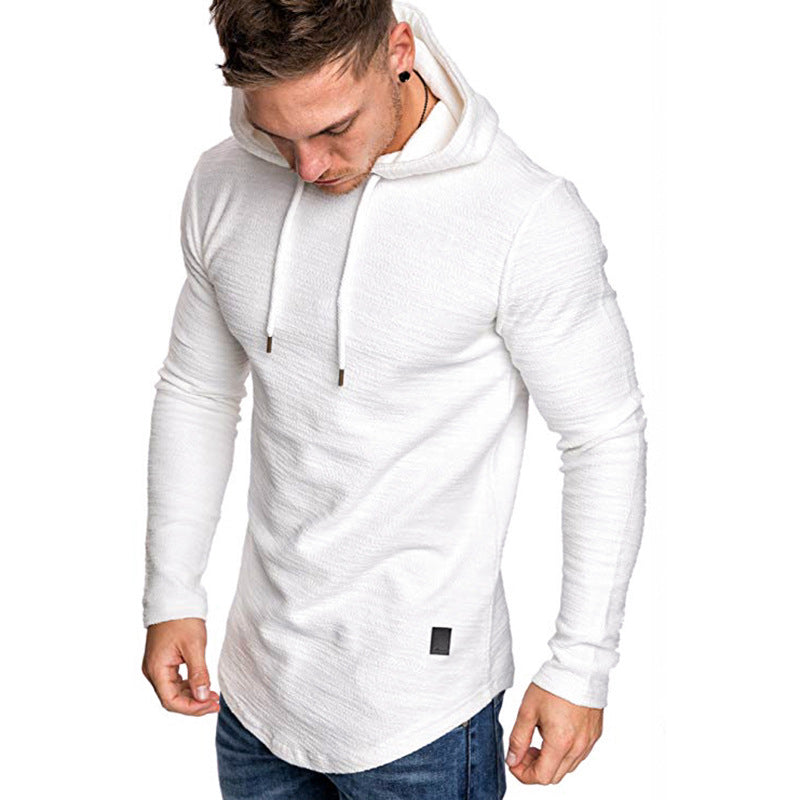 Men's Slim Fit Hoodie - Casual Long Sleeve Sweatshirt