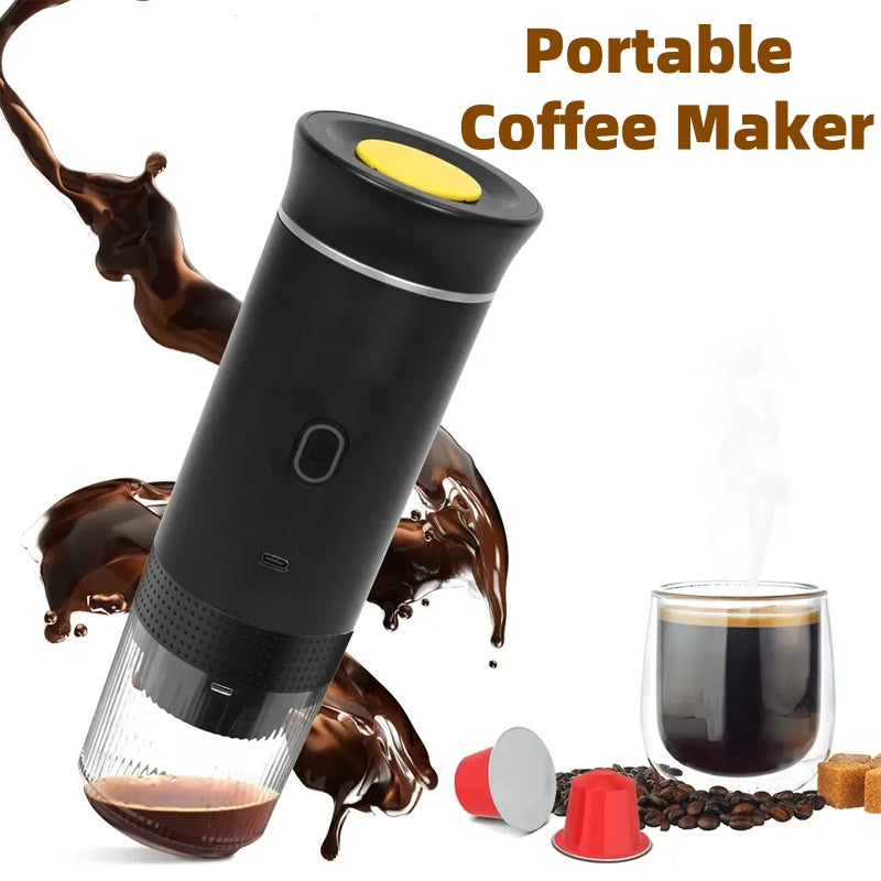 Portable Electric Coffee Maker - 3-in-1 Espresso Machine USB Rechargeable