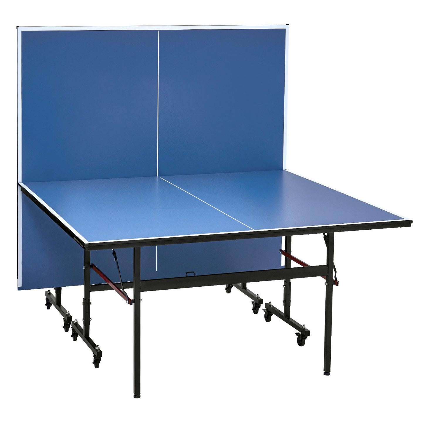 Ping Pong Table, Professional Table Tennis Game, Indoor MDF Portable Table Tennis Table, Foldable Ping Pong Table With Quick Clamp Net And Lockable Wheels, 10 Minute Easy Assembly, 12mm Tabletops