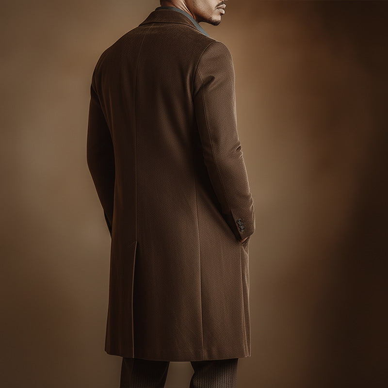 Mid-length Suede Velvet Retro Casual Blazer