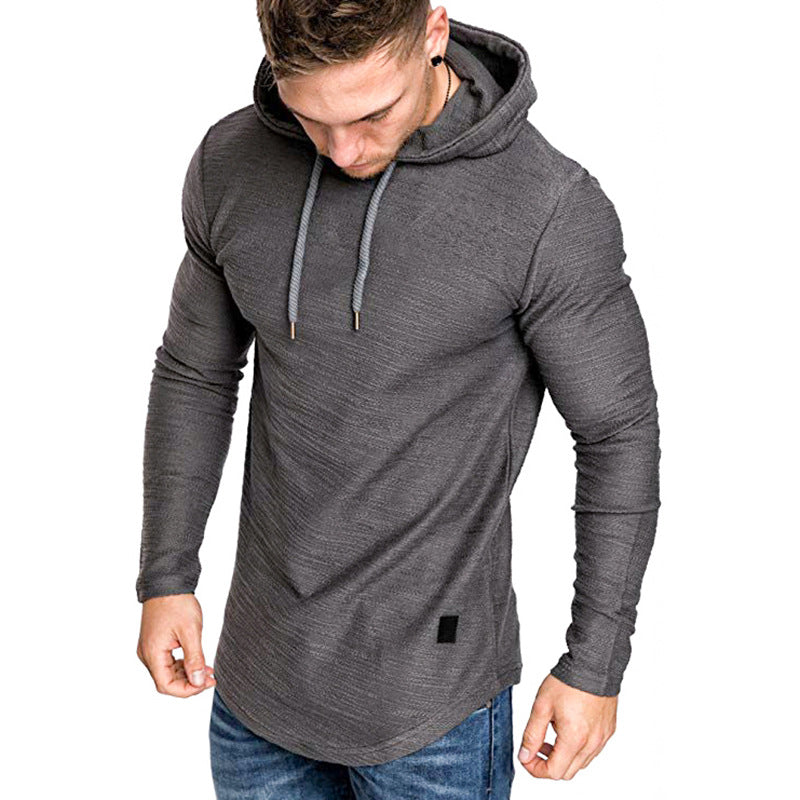 Men's Slim Fit Hoodie - Casual Long Sleeve Sweatshirt
