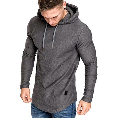 Men's Slim Fit Hoodie - Casual Long Sleeve Sweatshirt