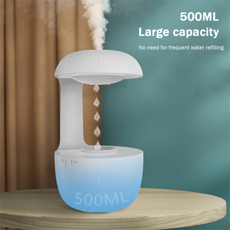 Anti-Gravity Air Humidifier – Silent Cool Mist Maker with Levitating Water Effect