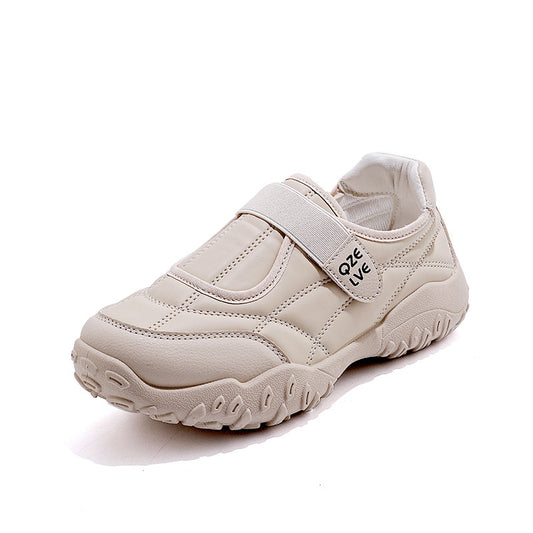 Women’s Round-Toe Velcro Mary Jane Casual Sports Shoes – Non-Slip Everyday Comfort