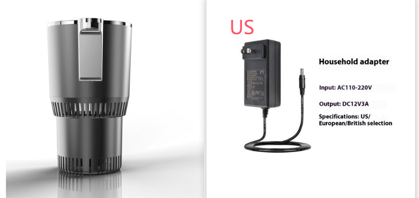 2-in-1 Car Heating Cooling Cup - 12V Smart Temperature Display