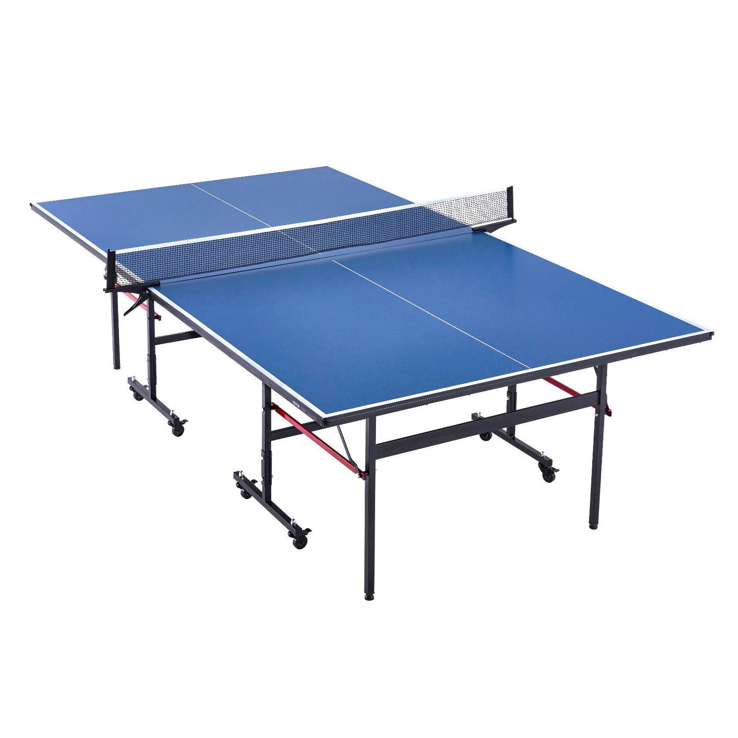 Ping Pong Table, Professional Table Tennis Game, Indoor MDF Portable Table Tennis Table, Foldable Ping Pong Table With Quick Clamp Net And Lockable Wheels, 10 Minute Easy Assembly, 12mm Tabletops