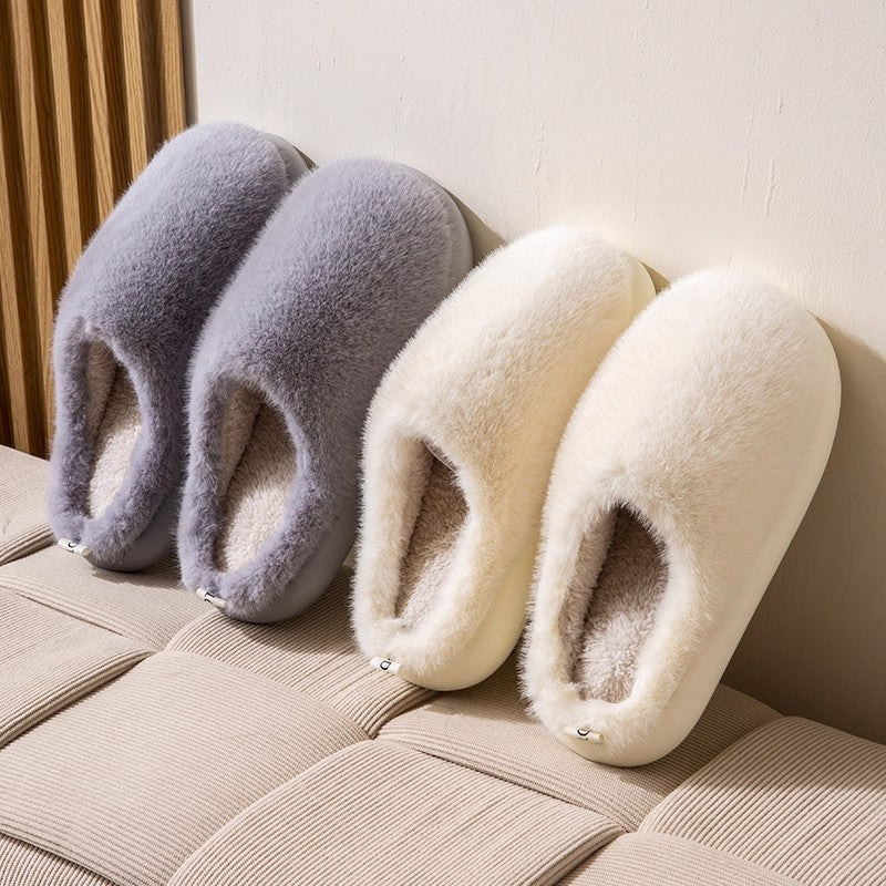 Thick-soled, Cozy Slippers For Indoor Use At Home