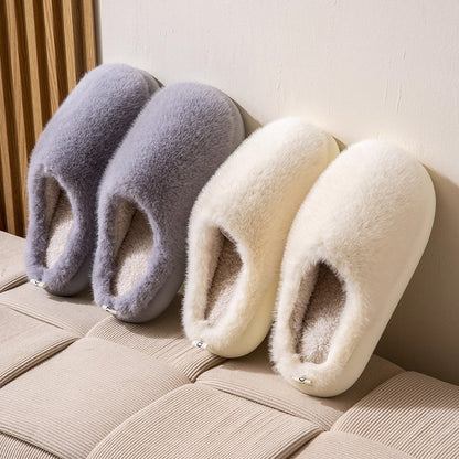 Thick-soled, Cozy Slippers For Indoor Use At Home