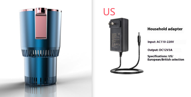2-in-1 Car Heating Cooling Cup - 12V Smart Temperature Display